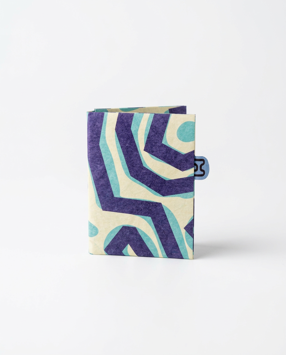 paths miniwallet, front folded view