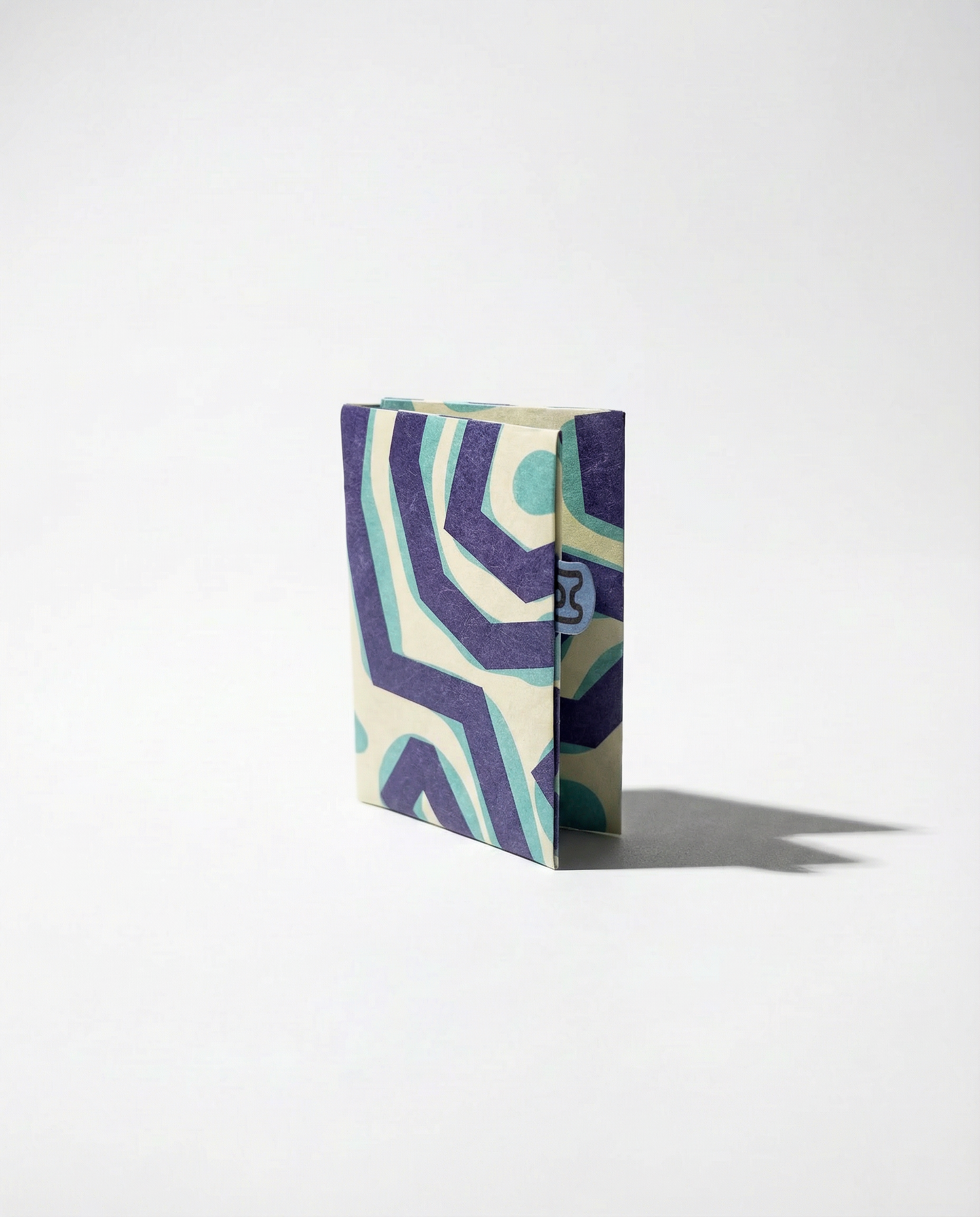 paths thin tyvek wallet, front view rotated